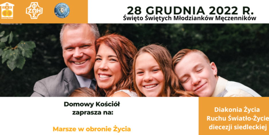 Już dzisiaj w Siedlcach i Łukowie... Marsze w Obronie Życia i nabożeństwa ekspiacyjne