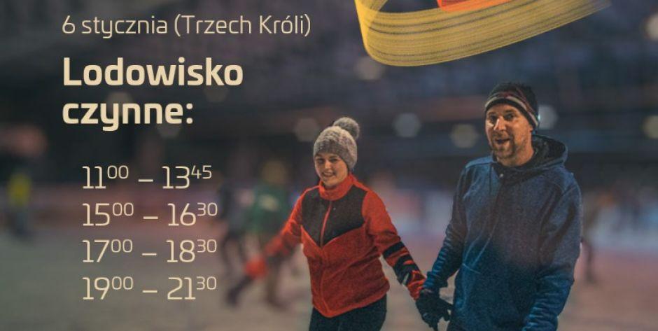 6 stycznia lodowisko z innymi godzinami otwarcia 