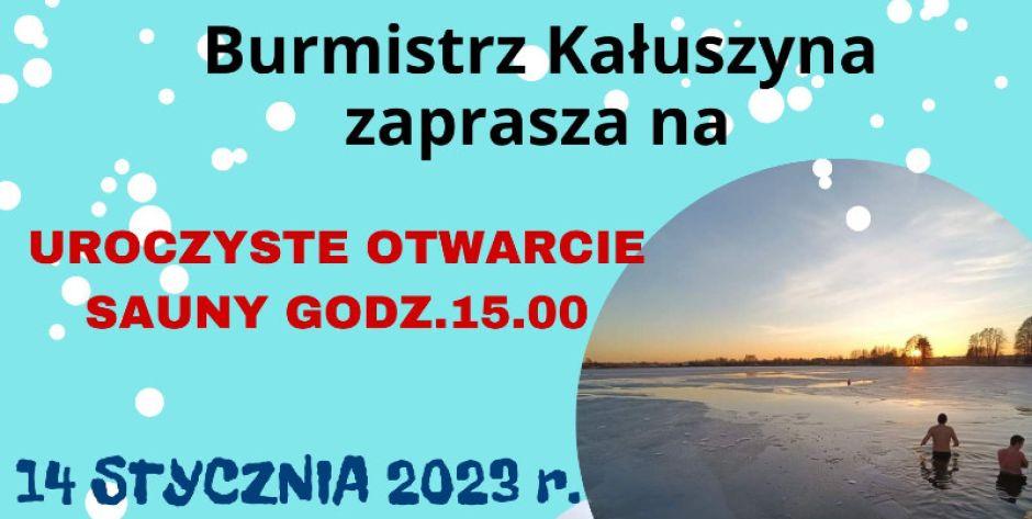 Kałuszyn. Uroczyste otwarcie sauny 