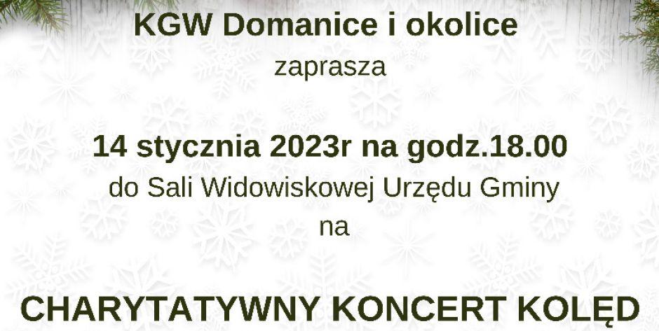 Wspólne charytatywne kolędowanie w Domanicach