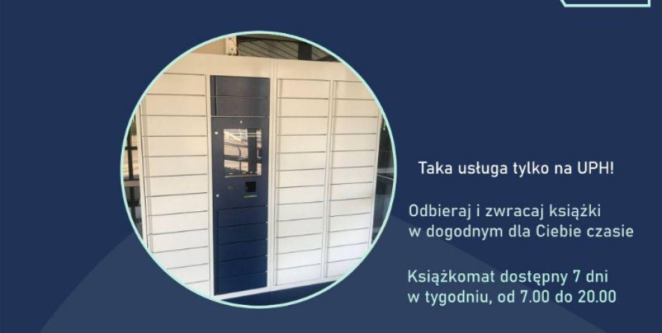 Biblioteka Główna Uniwersytetu Przyrodniczo-Humanistycznego w Siedlcach otworzyła Książkomat. 