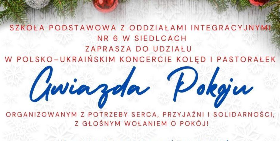 Polsko-ukraiński koncert kolęd i pastorałek w „Szóstce”