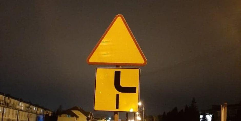 Z tym znakiem jest coś nie tak