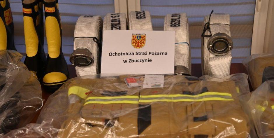 Sprzęt dla strażaków w gminie Zbuczyn