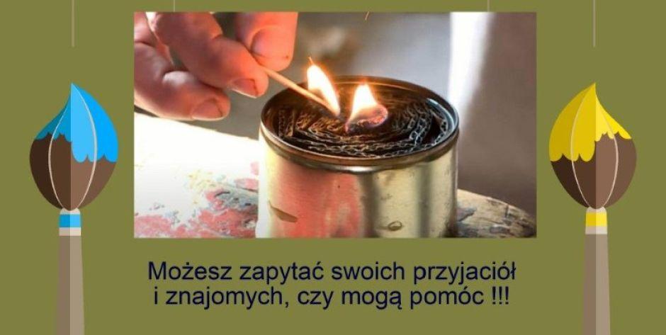 Szkoła w Węgrowie zbiera świece dla żołnierzy z Ukrainy