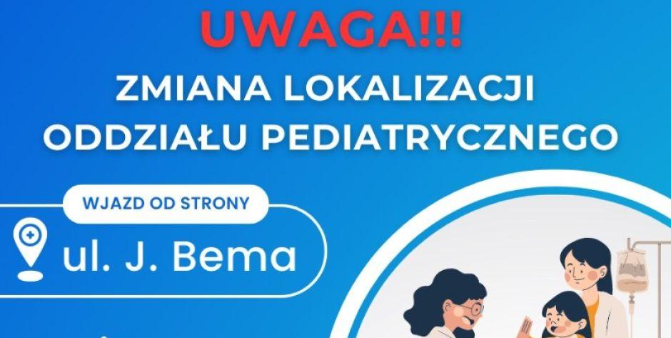 Zmiana lokalizacji oddziału dziecięcego