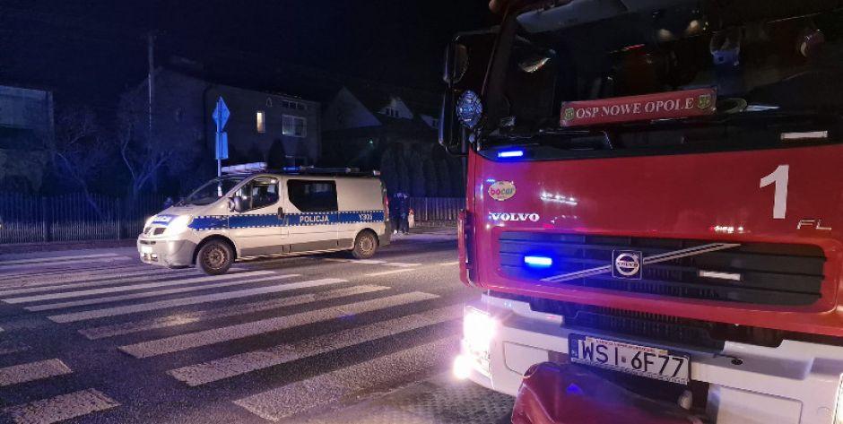 Potrącenie na pasach w Strzale