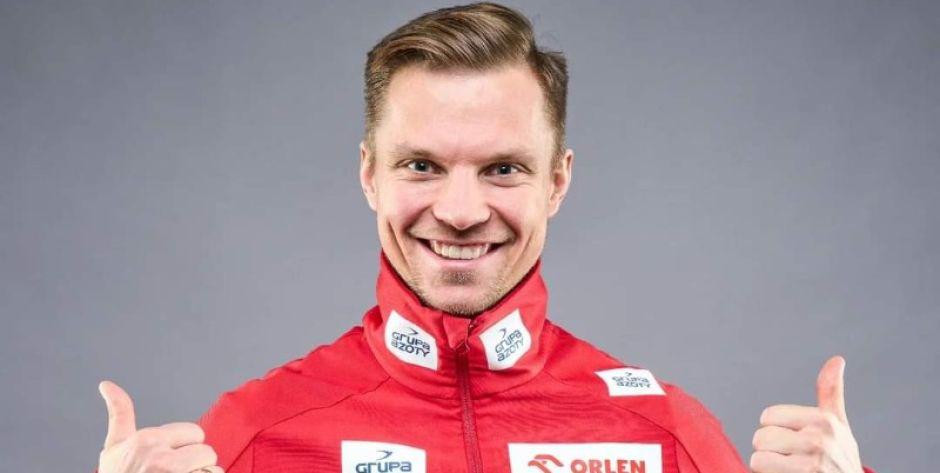 Maciej Staręga szybki w Falun