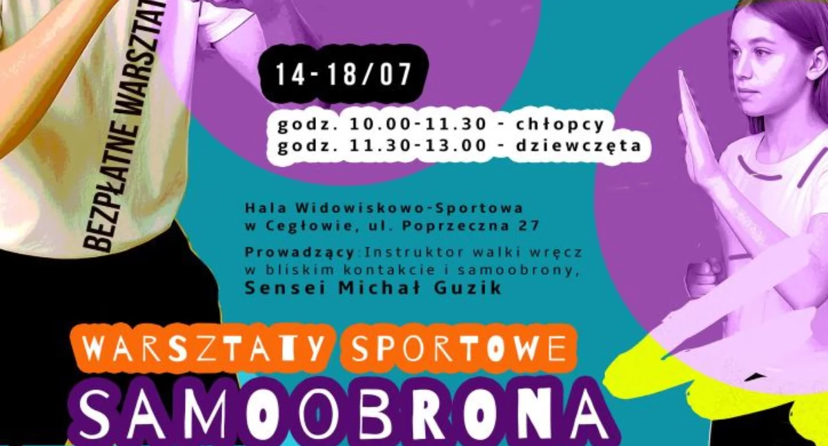 Bezpłatny kurs samoobrony dla dziewcząt i chłopców
