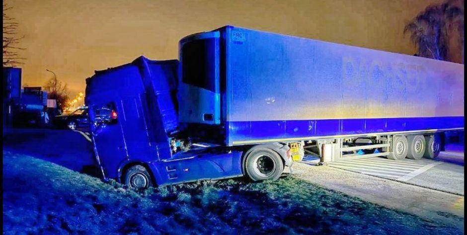 Białorusin i Polak - kompletnie pijani, kierowali ciężarówkami