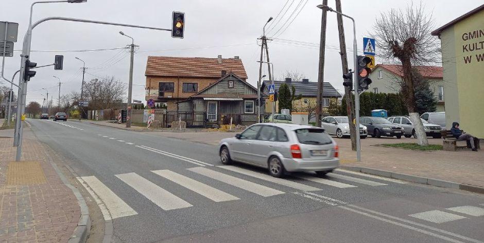 Sygnalizacja świetlna w Wiśniewie 