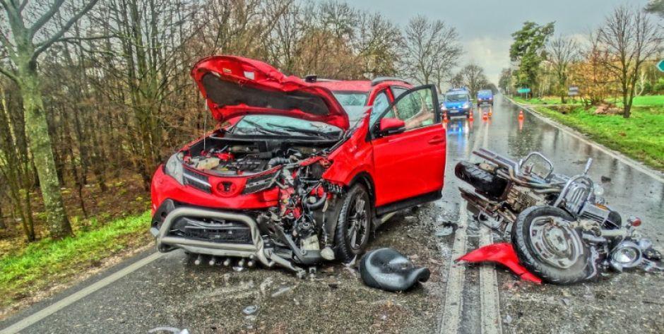 Wólka Nosowska: Motocyklista nie przeżył czołówki z toyotą