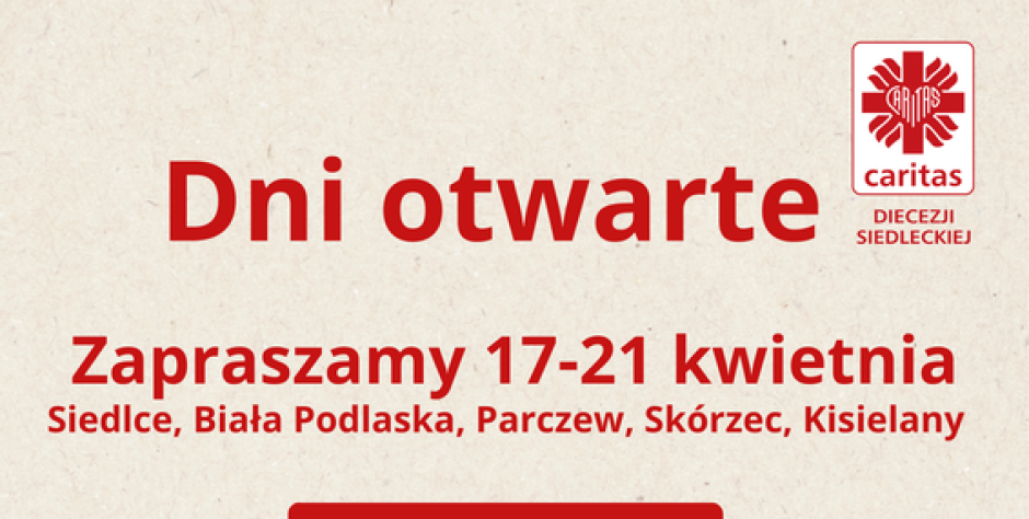 Caritas zaprasza na Dni Otwarte