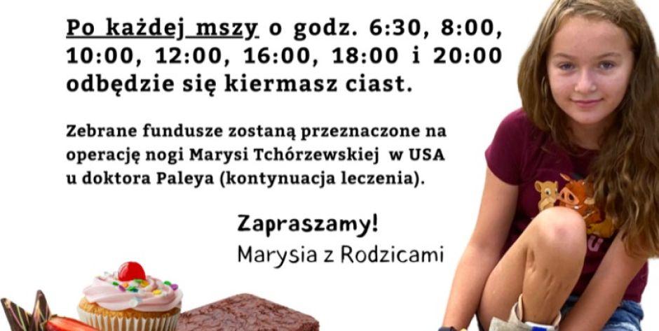 Kiermasz ciast w siedleckiej Katedrze. Dochód wesprze leczenie Marysi Tchórzewskiej