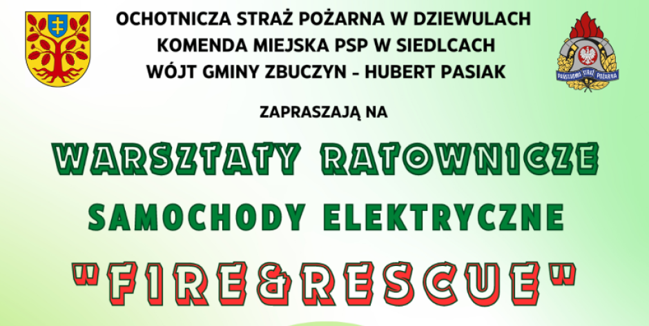 Strażackie warsztaty ratownicze - jak postępować z samochodami elektrycznymi