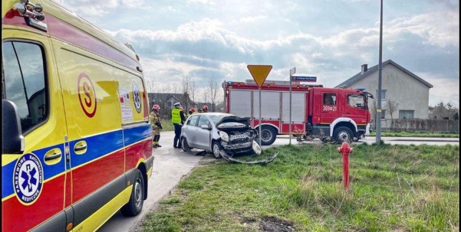 Zderzenie toyoty i skody