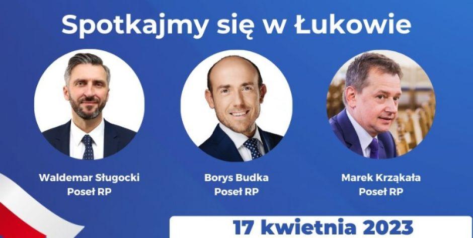 Borys Budka w Łukowie