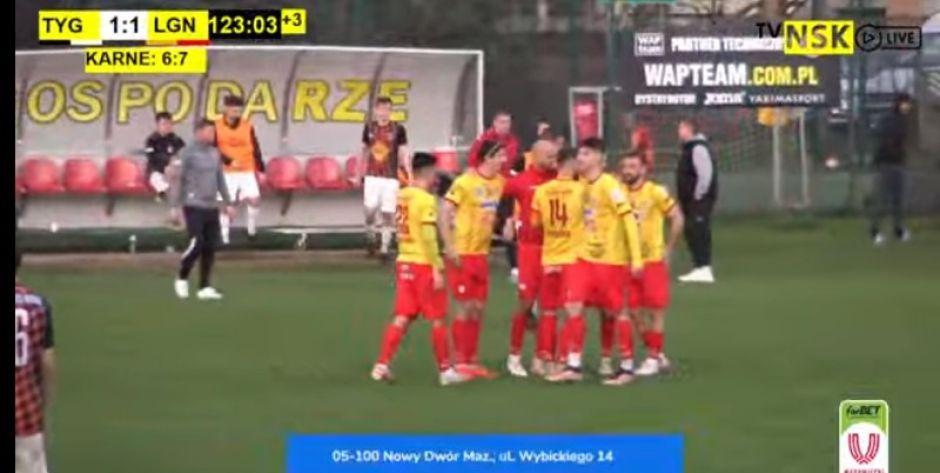 Tygrys o włos od sensacji. Z Legionovią przegrał dopiero po karnych 
