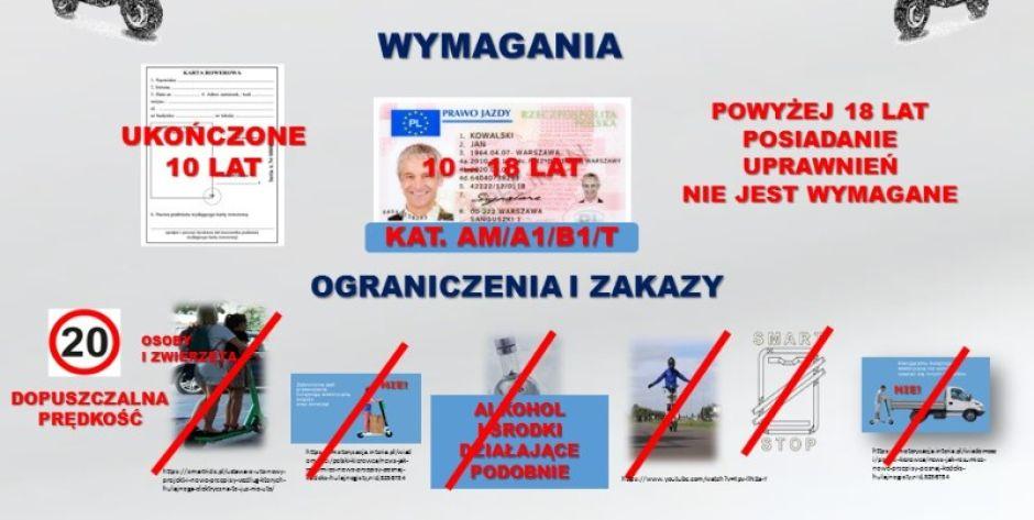 Z hulajnogi elektrycznej korzystaj z rozsądkiem!