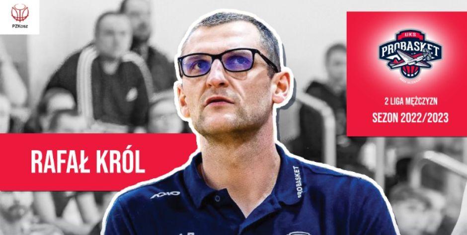 Zmiana trenera w UKS Probasket Mińsk Mazowiecki. Rafał Król odchodzi