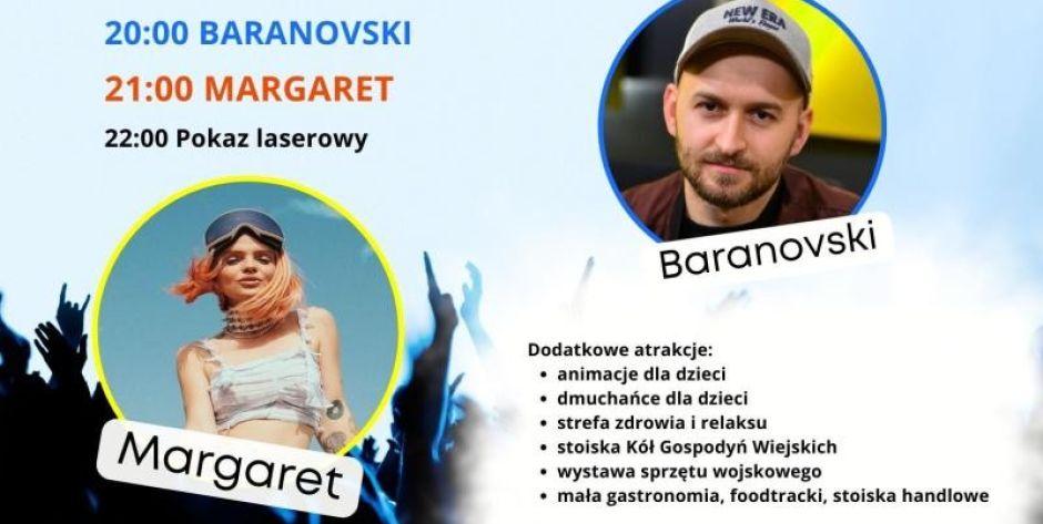 Baranovski i Margaret na 50-lecie gminy Mińsk Mazowiecki