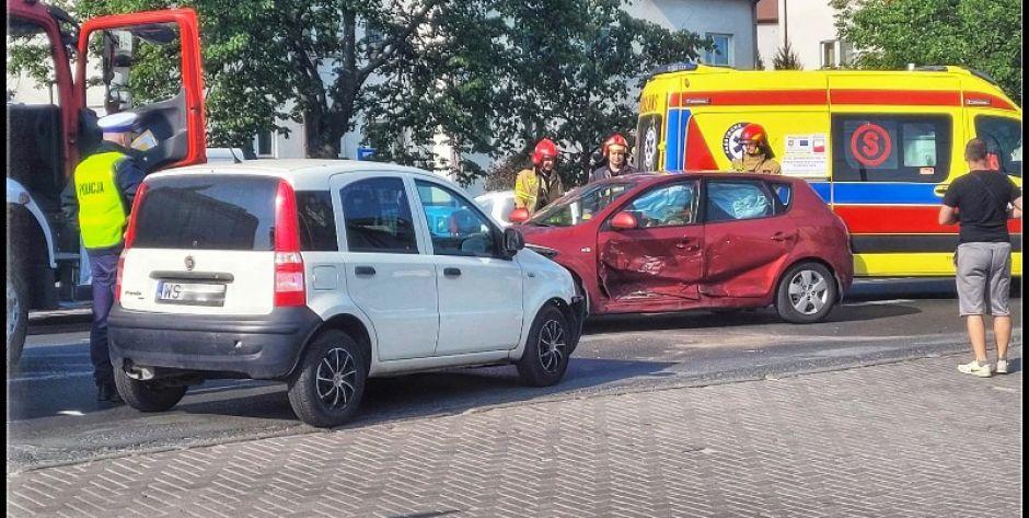Zderzenie na ul. Warszawskiej