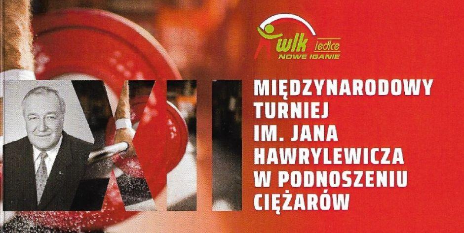Wspomnienie prezesa - XII  Międzynarodowy Turniej w Podnoszeniu Ciężarów im. Jana Hawrylewicza
