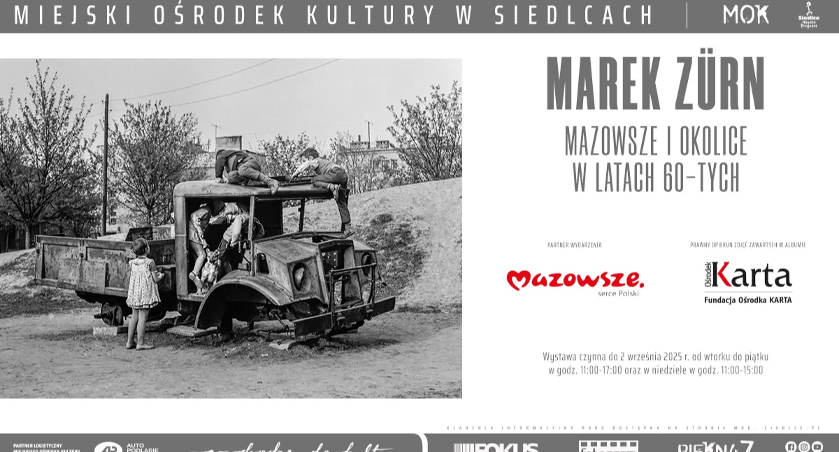 Mazowsze sprzed pół wieku na fotografiach Marka Zürna – wystawa, promocja albumu i spotkanie z autorem 