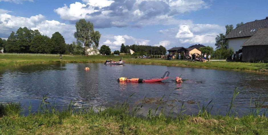 Utonięcie w miejscowości Grabowiec