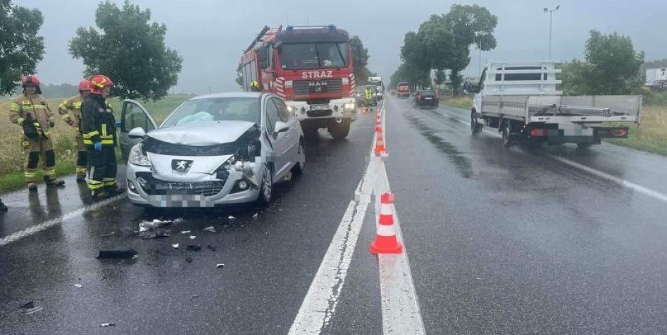 Poranna kolizja w Zdanach