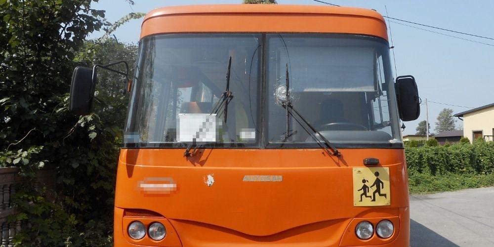 Uszkodził szybę w autobusie. Wandal ujęty