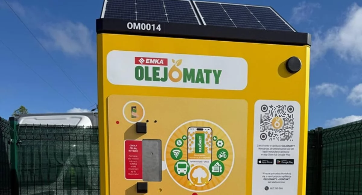 W gminie Halinów stanął olejomat. Sposób na zużyty olej