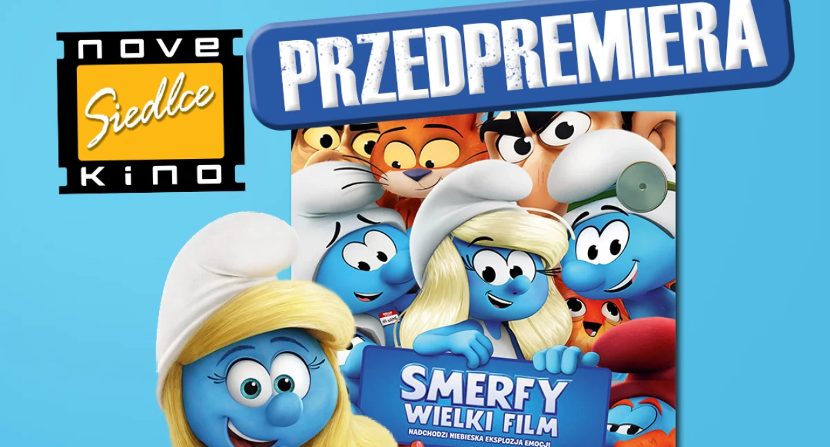 Smerfy nadchodzą! Przedpremierowe pokazy w NoveKino Siedlce już w ten weekend!
