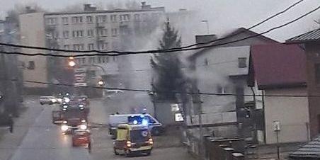 Pożar piwnicy na Chełmońskiego