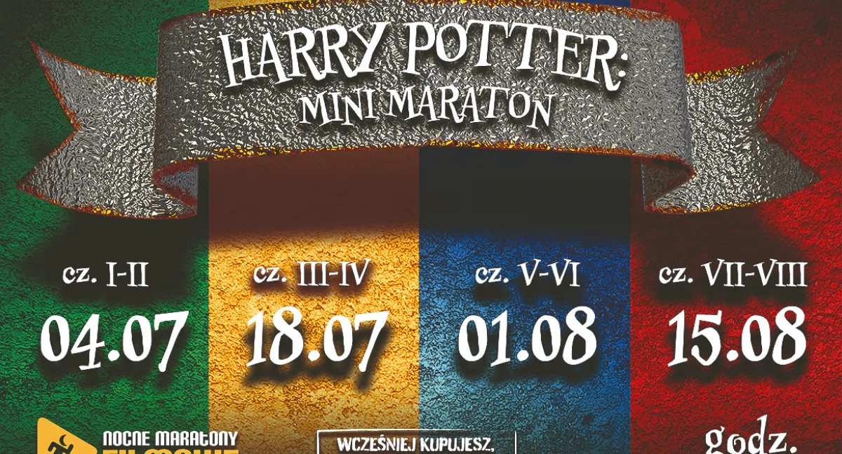 Nocne Maratony filmowe z Harrym Potterem + konkurs dla czytelników TS!
