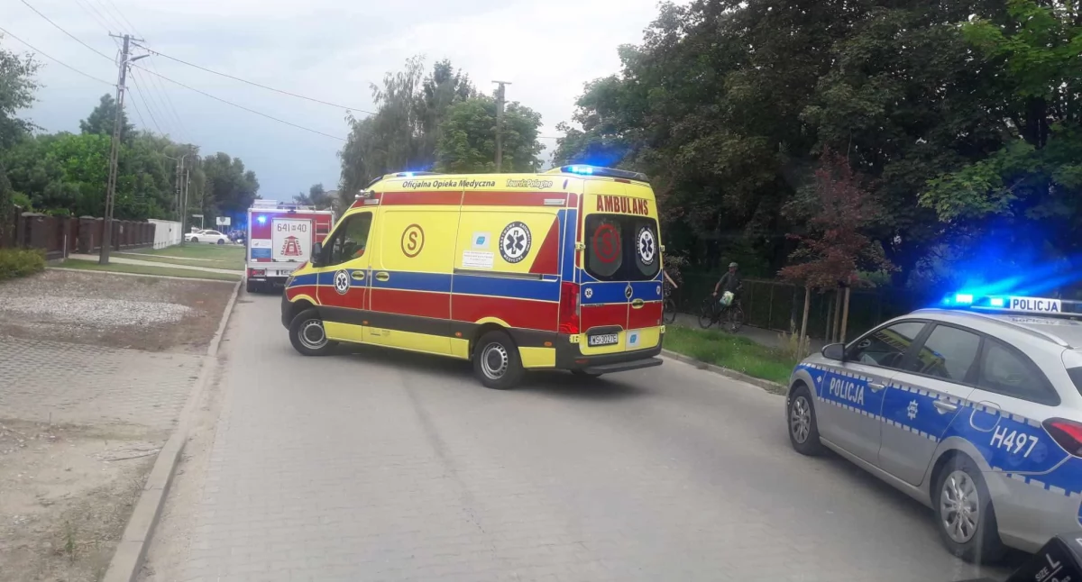Zderzenie na ul. Bosco w Sokołowie Podlaskim: Potrącony 30-latek trafił do szpitala