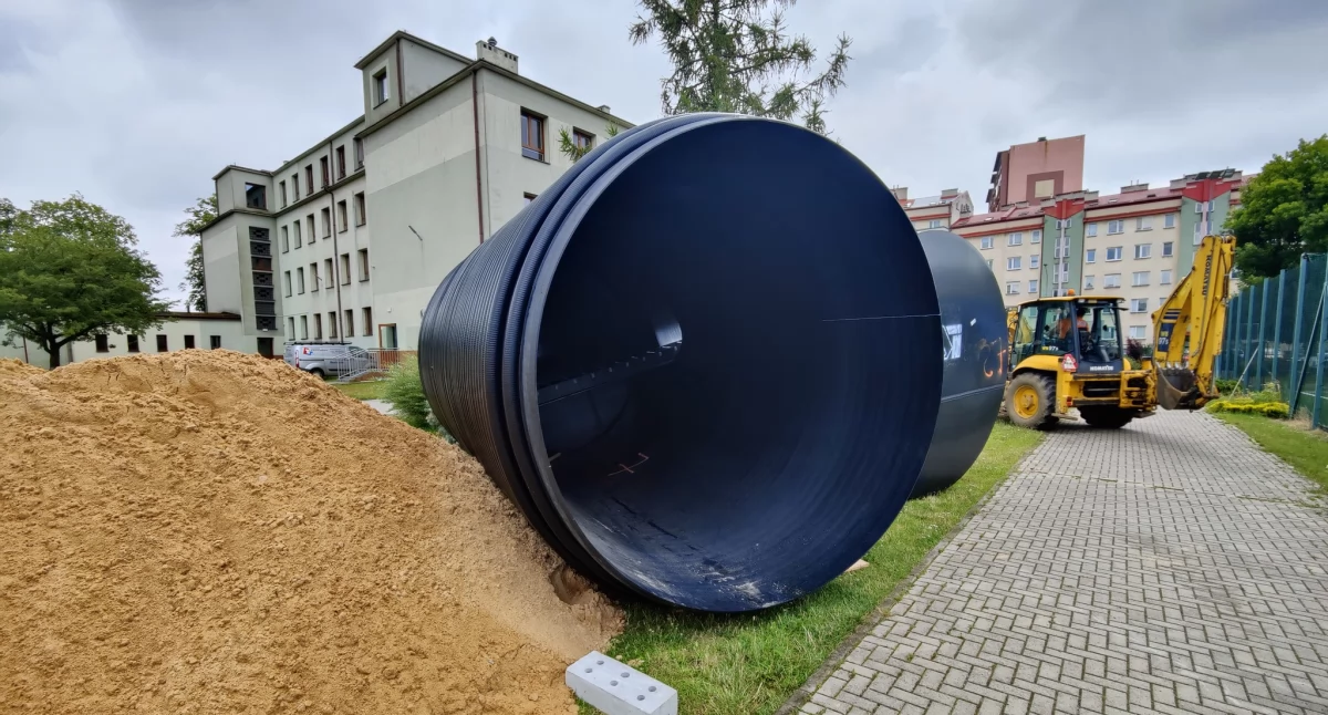 W Siedlcach powstanie osiem zbiorników retencyjnych. Pierwszy jest już w budowie
