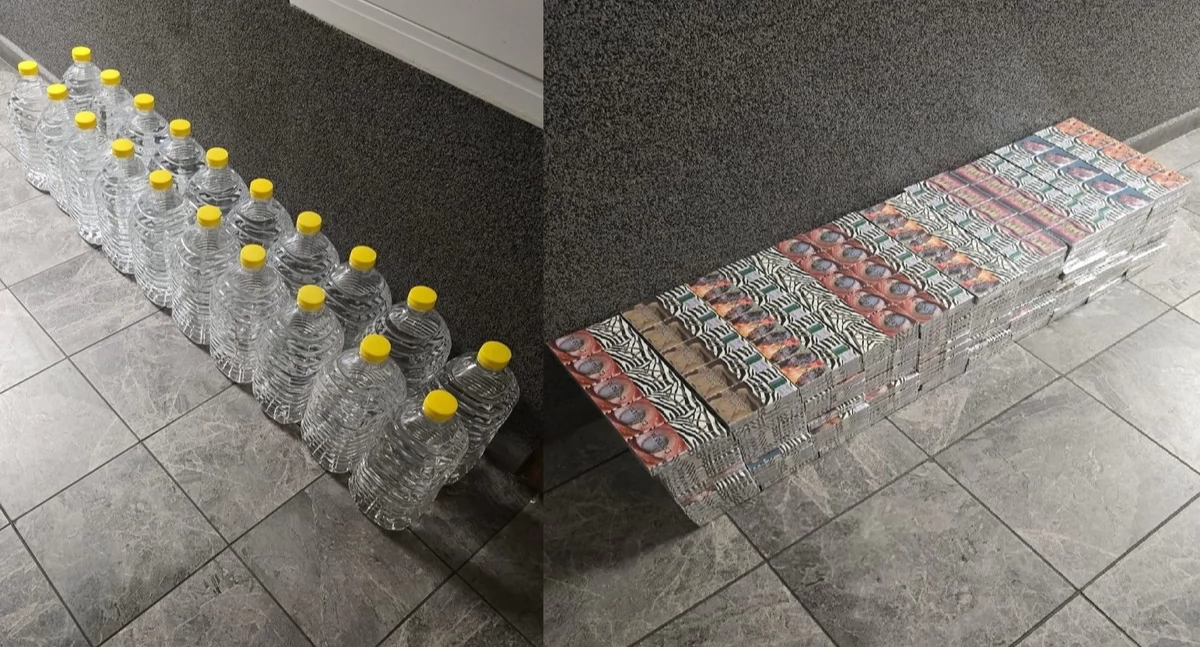 Łuków: Nielegalne papierosy i alkohol w samochodzie...