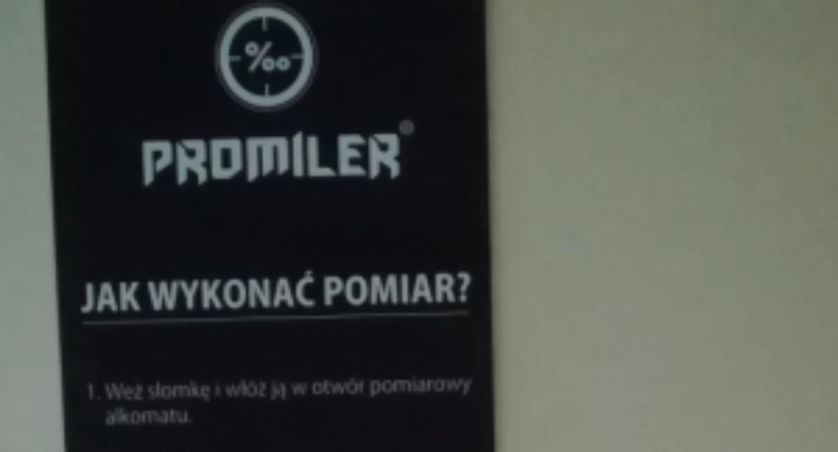 Nie jesteś pewien, czy możesz prowadzić! Sprawdź stan trzeźwości na komendzie lub komisariacie! 