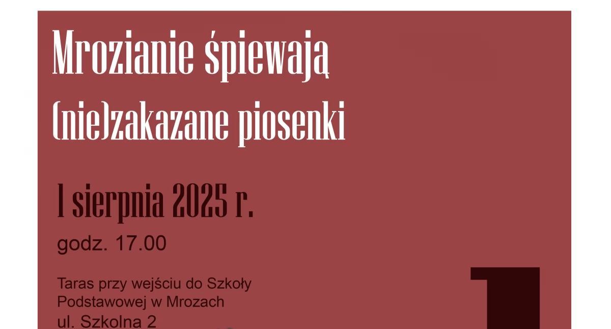 Mrozianie śpiewają  powstańcze piosenki