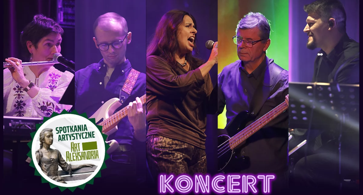 Muzyka w sercu natury. Koncert zespołu Wolni Jak Motyle w Parku Miejskim Aleksandria