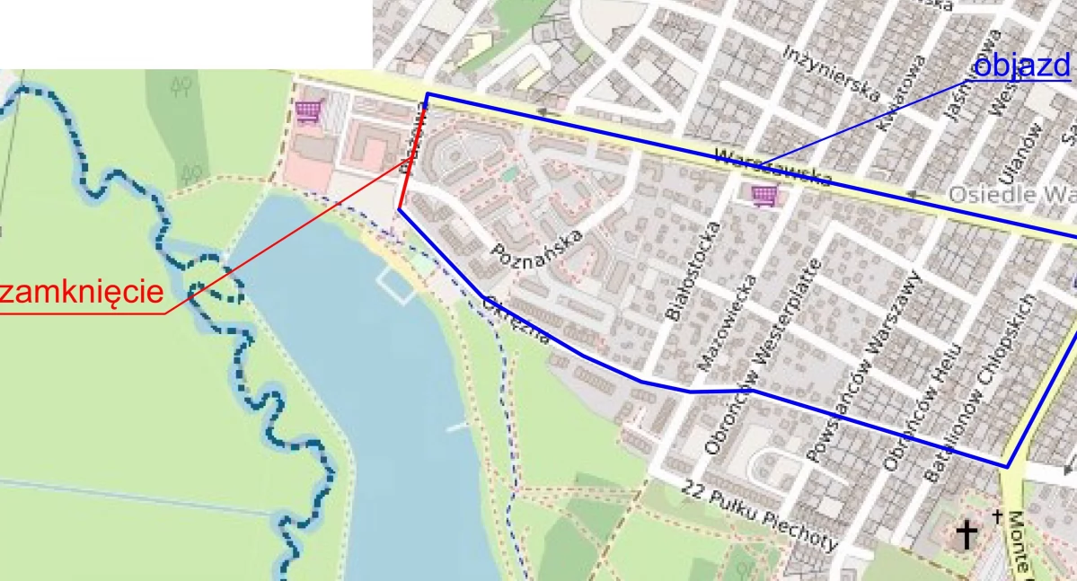 Siedlce: ul. Plażowa do zamknięcia