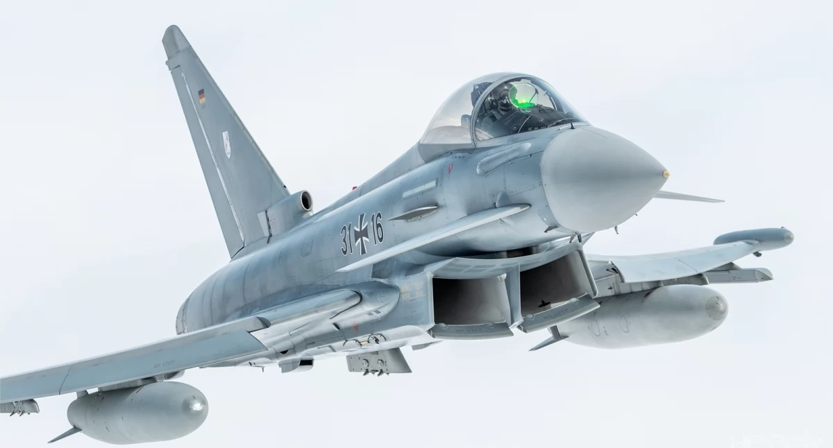 Niemieckie myśliwce Eurofighter w Mińsku Mazowieckim. Wsparcie dla wschodniej flanki NATO