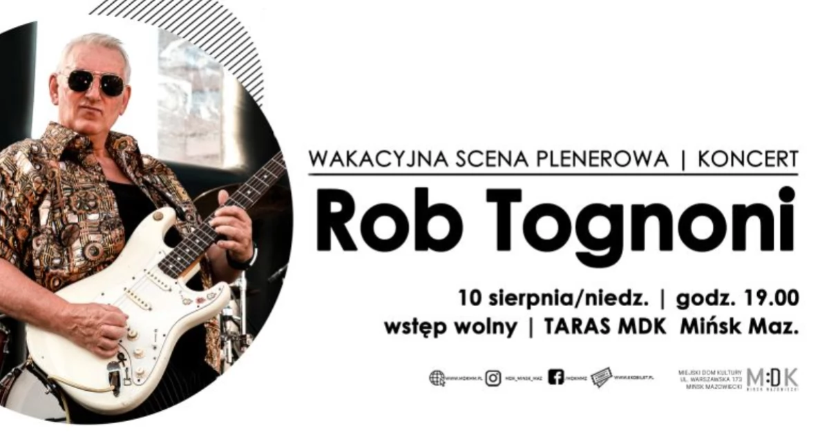 Rob Tognoni - koncert pełen ognia i bluesa