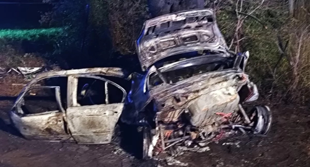 Tragiczny wypadek w Męczynie Kolonii. Nie żyje kierowca BMW