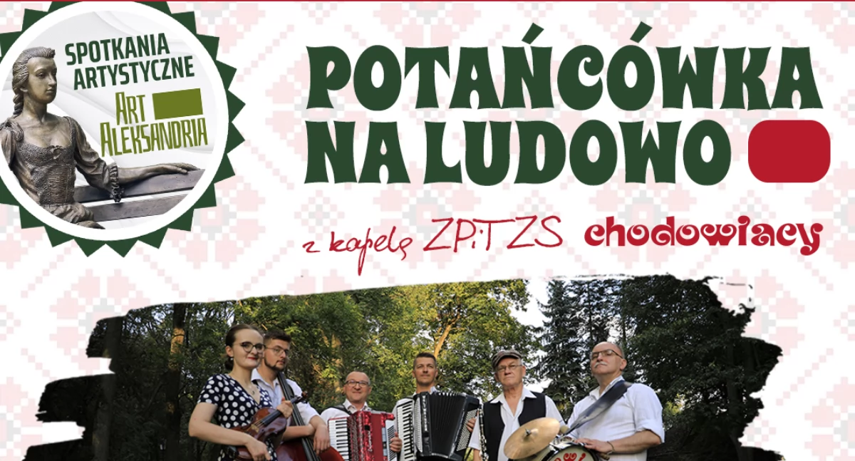 Potańcówka na ludowo w Parku Miejskim Aleksandria