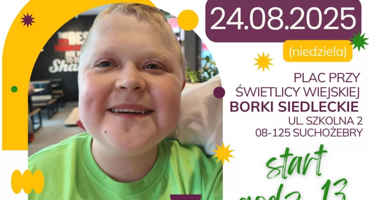 Charytatywny Piknik w Borkach Siedleckich. Na pomoc Tymkowi Kalacie