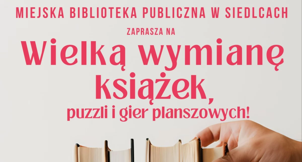 Wielka wymiana książek, puzzli i gier w siedleckiej „Aleksandrii”