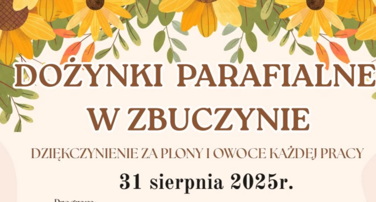 Dożynki parafialne w Zbuczynie 