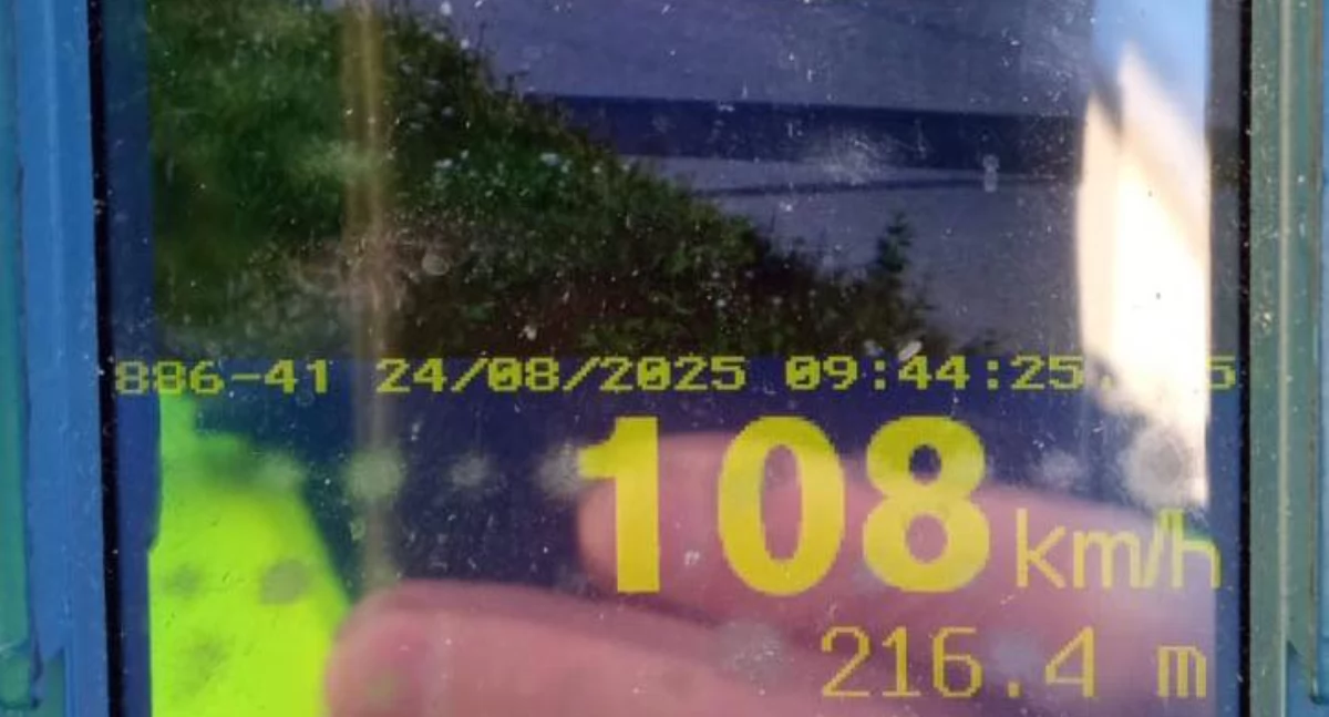 Spieszył się do rodziny. Dostał mandat i 13 punktów karnych